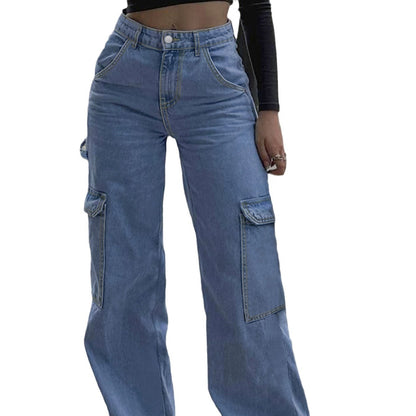 Women's Fashion Straight Jeans