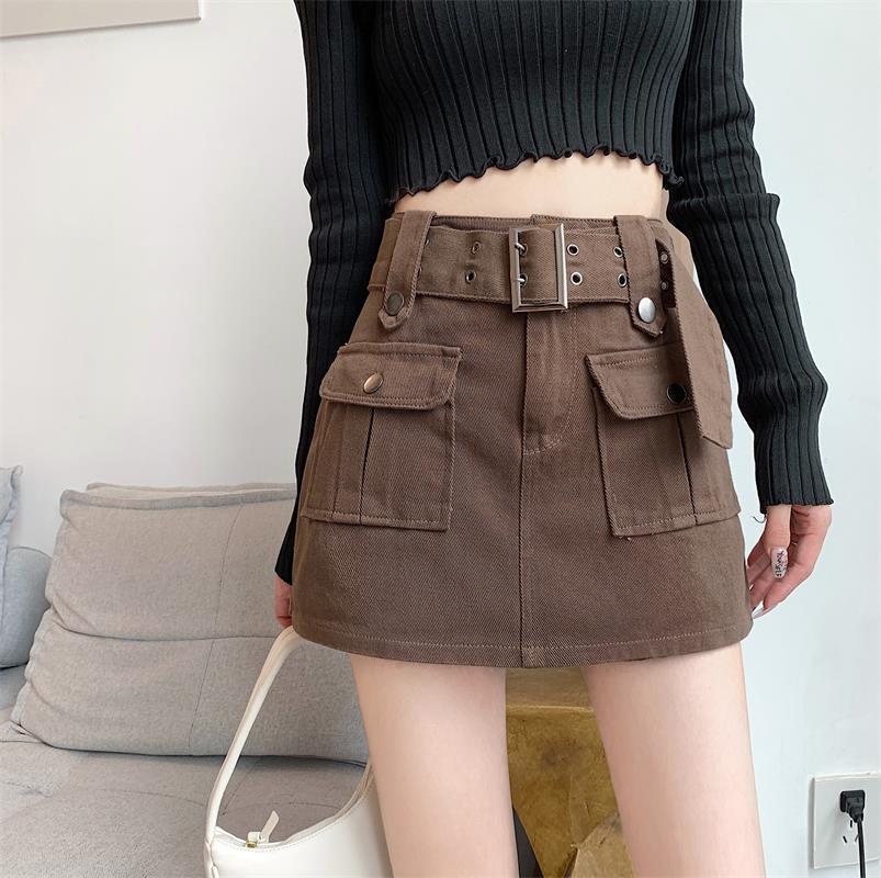 Tooling Style Women's Skirt