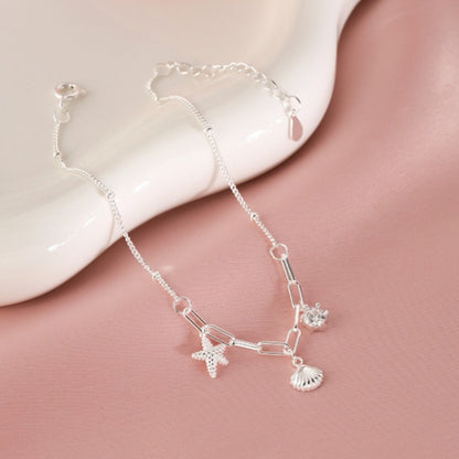 Shell Starfish Bracelet Women's