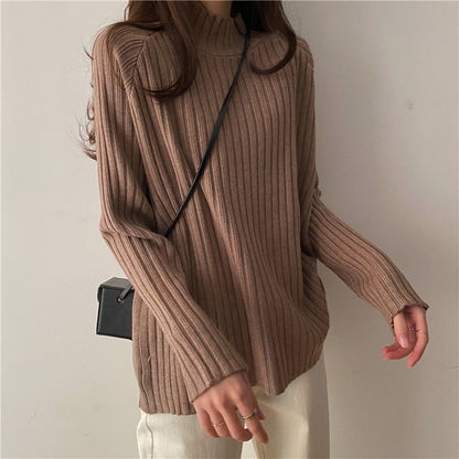 Thick Inner Sweater Top For Women's