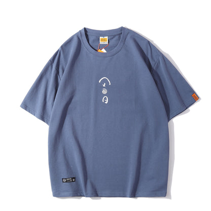 Japanese Style Men's Crew Neck T-shirt