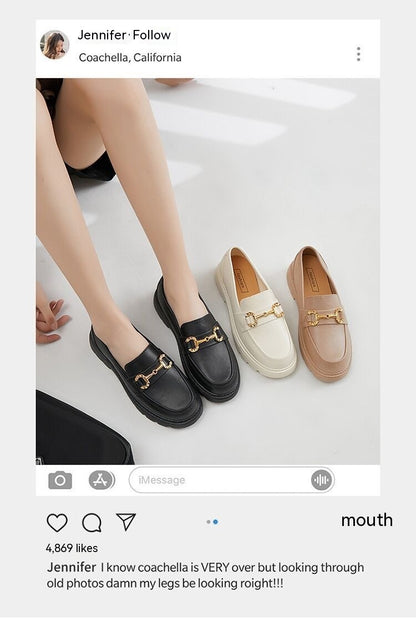 Women's PVC Slip-on Platform Shoes