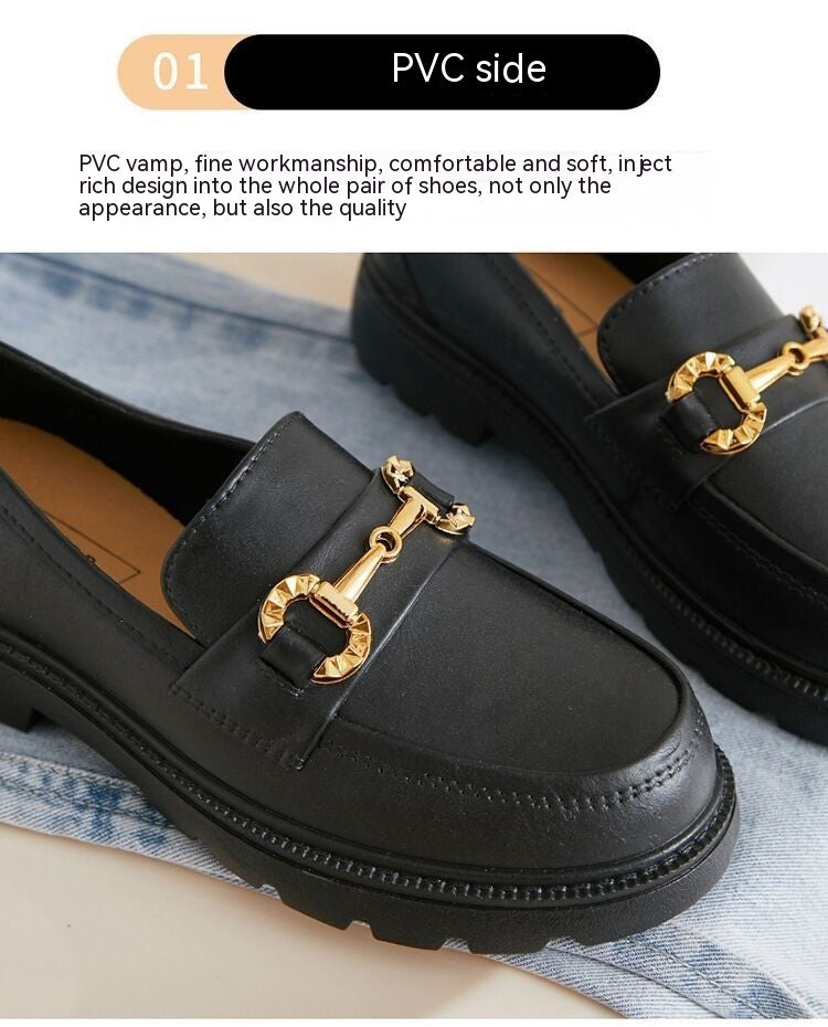 Women's PVC Slip-on Platform Shoes