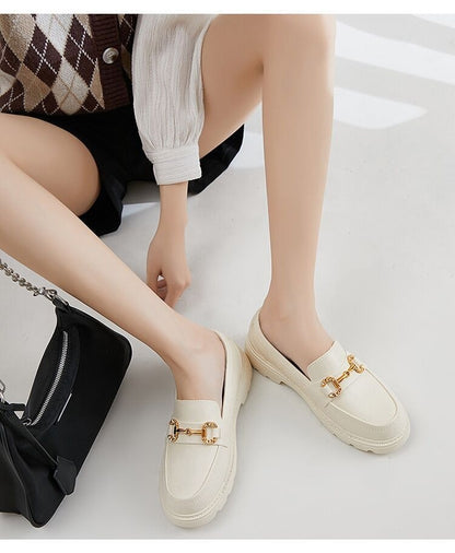 Women's PVC Slip-on Platform Shoes