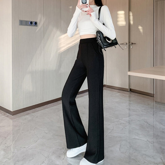 Thin High Waist Stretch Slim Suit Pants For Women