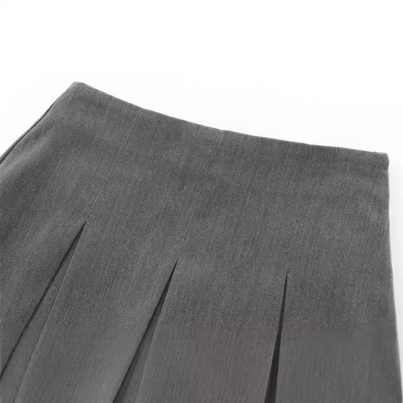 Women's Suit Pleated Skirt A- Line