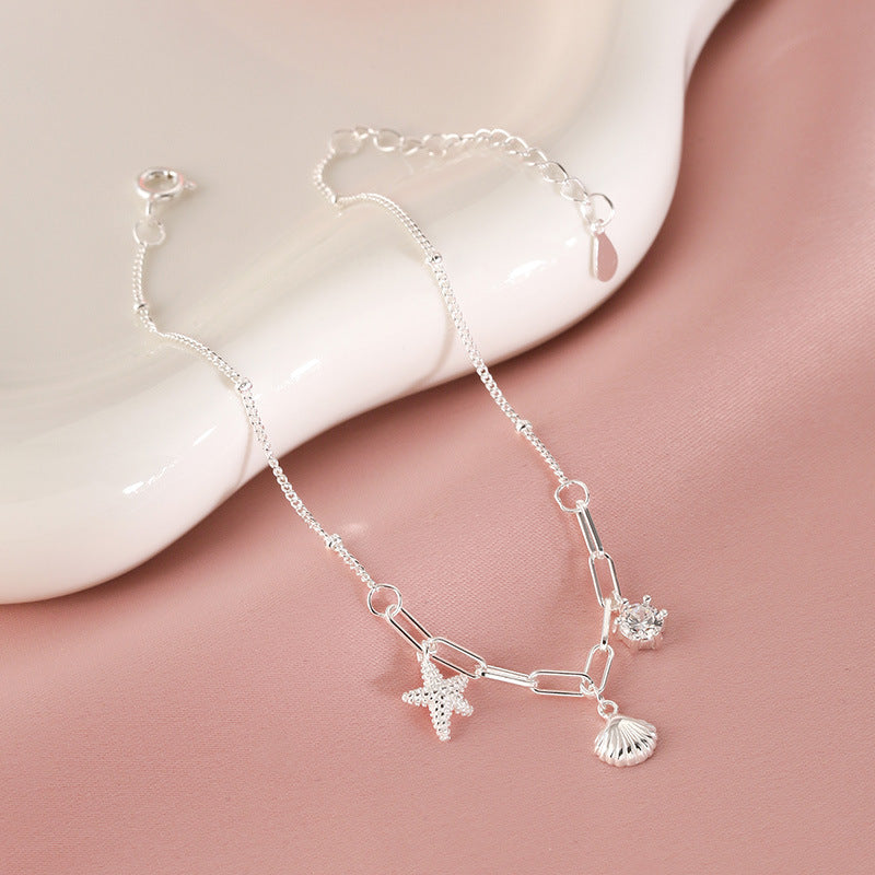 Shell Starfish Bracelet Women's