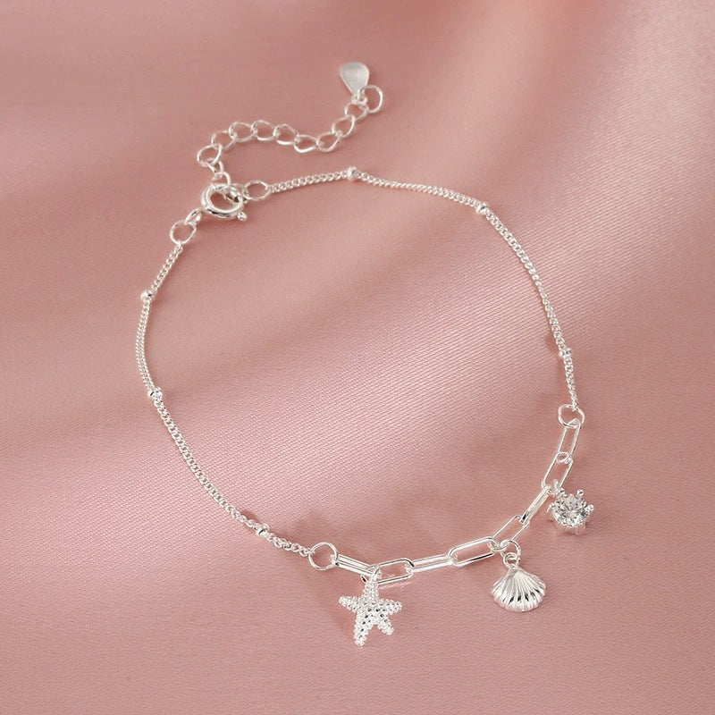 Shell Starfish Bracelet Women's