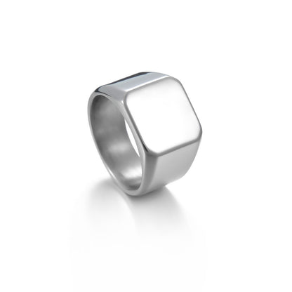 Ornament Titanium Steel Ring