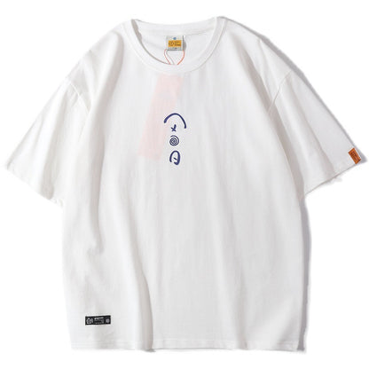 Japanese Style Men's Crew Neck T-shirt