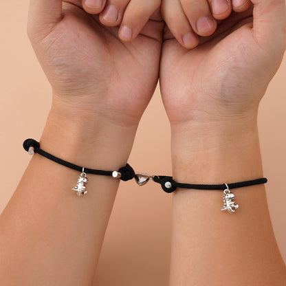 Magnetic Snap Couple Bracelet