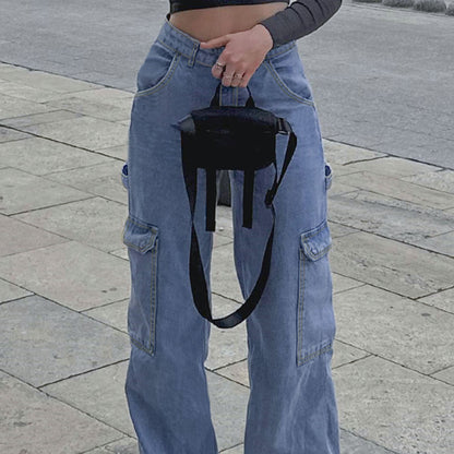 Women's Fashion Straight Jeans