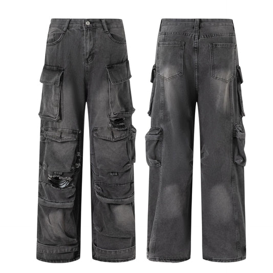 Women's Cargo Denim Trousers