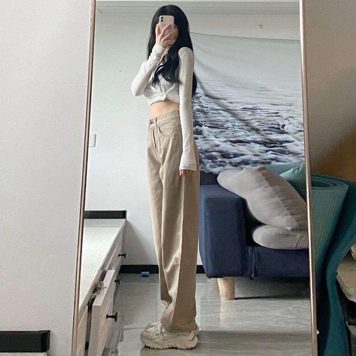 High Waist Women's Loose Pants