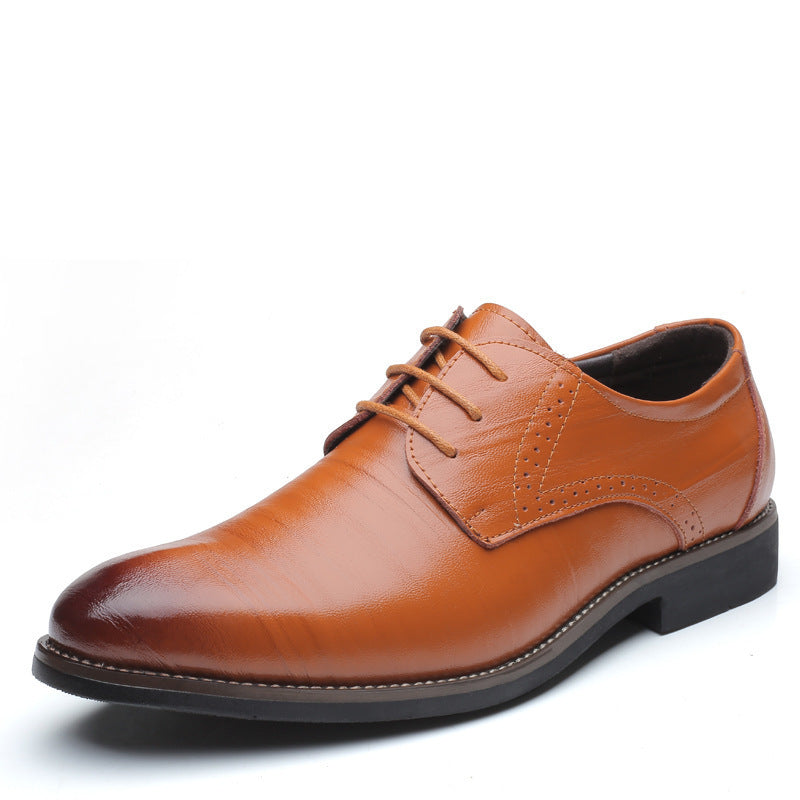 Formal Men's Lace Leather Shoes