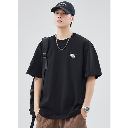 Japanese Style Pure Cotton Men's T-shirt