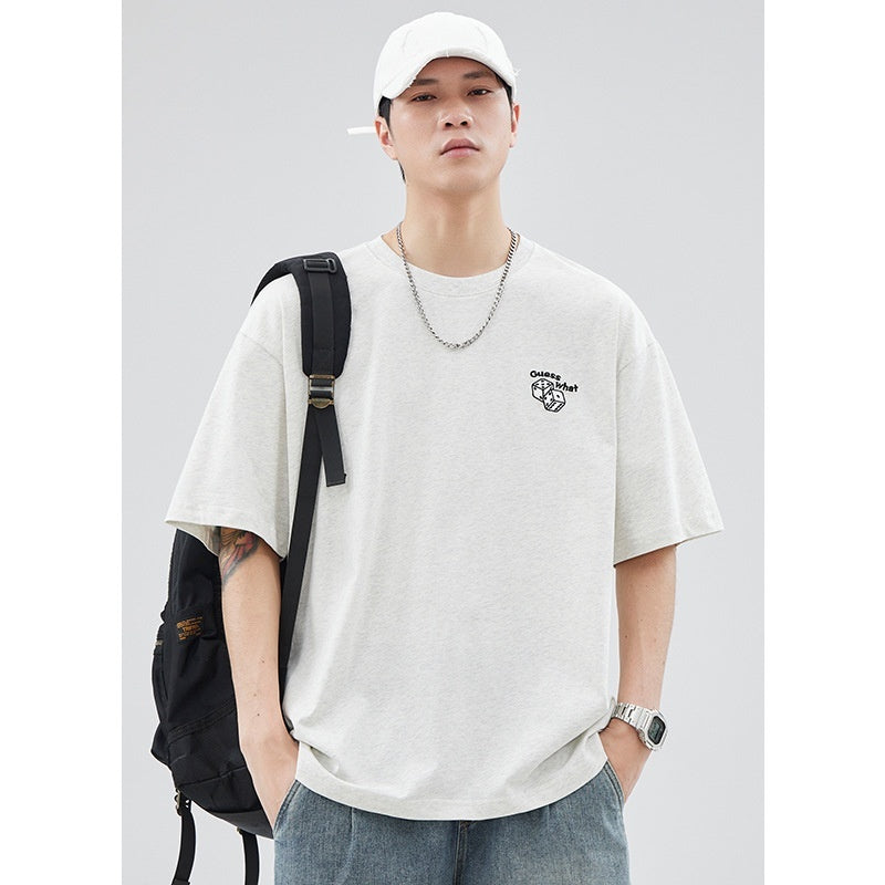 Japanese Style Pure Cotton Men's T-shirt