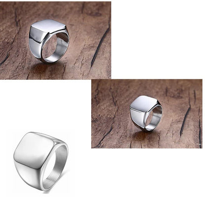 Ornament Titanium Steel Ring