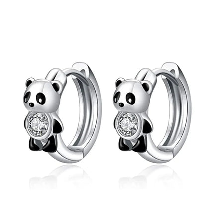 Fashion Panda Hoop Earrings