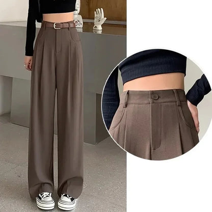 Women Comfortable High Waist Trousers