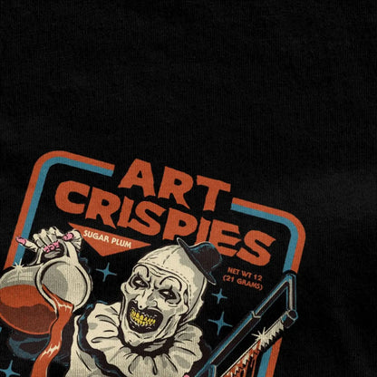 Art Crispies Terrifier Clown Shirt Apparel Pure Cotton Men Women's Fashion