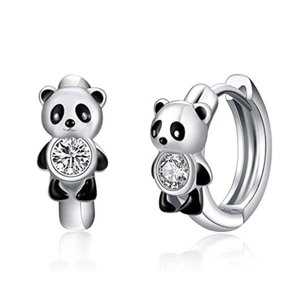 Fashion Panda Hoop Earrings