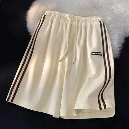 Striped Shorts Women Summer Streetwear