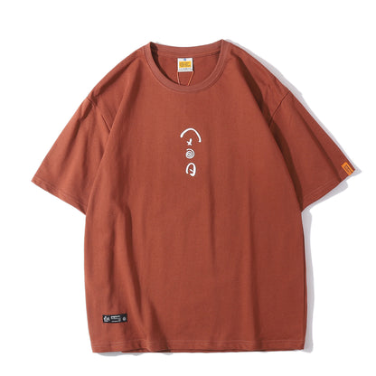 Japanese Style Men's Crew Neck T-shirt