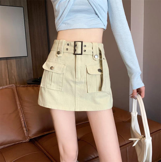 Tooling Style Women's Skirt