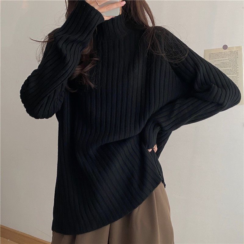 Thick Inner Sweater Top For Women's