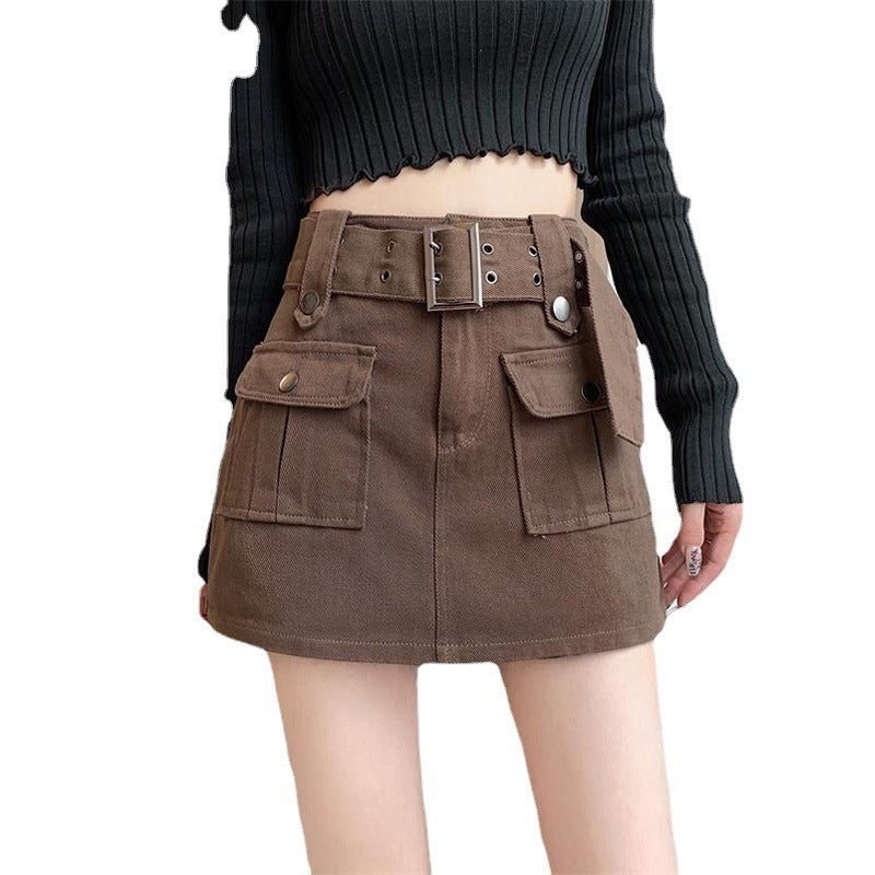 Tooling Style Women's Skirt