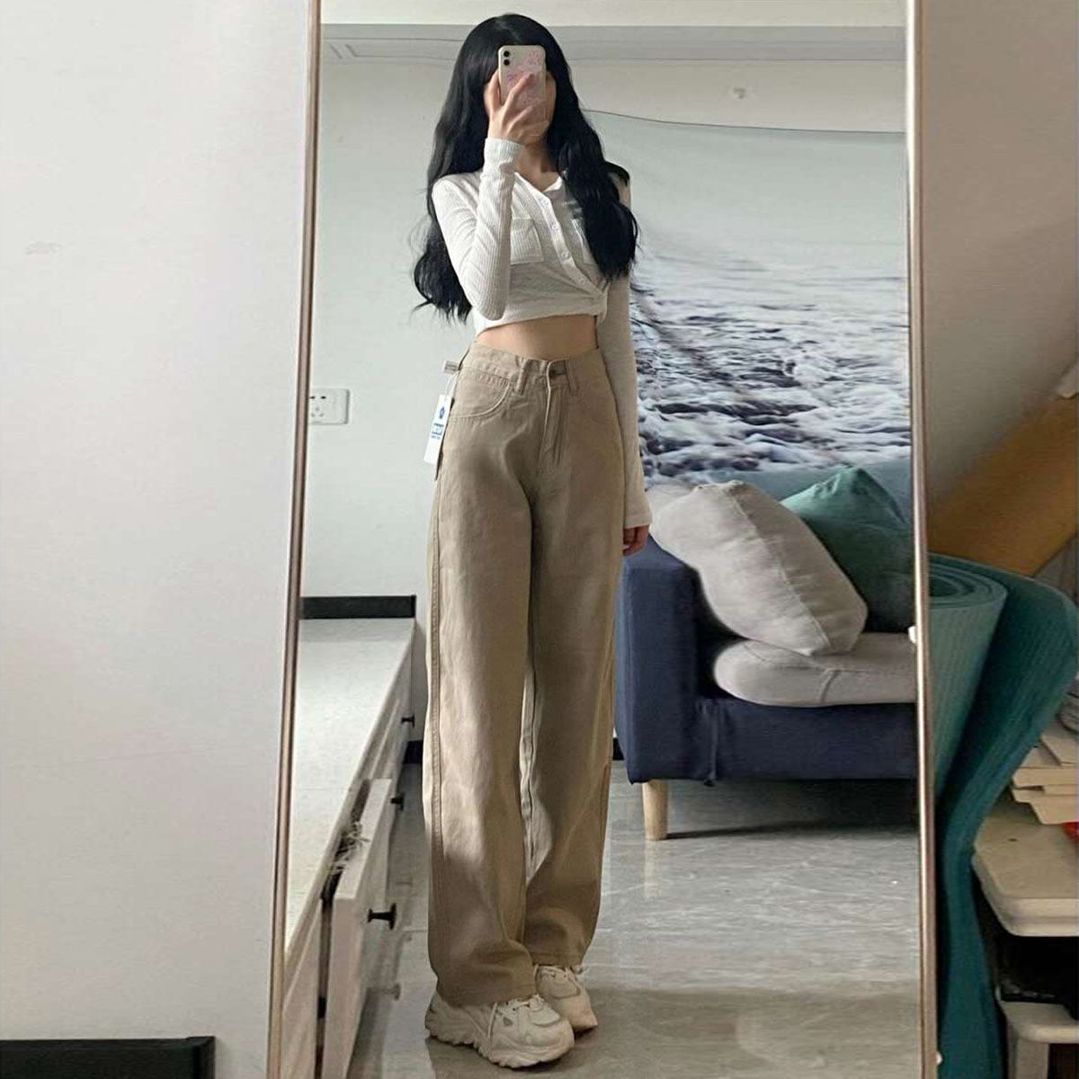 High Waist Women's Loose Pants