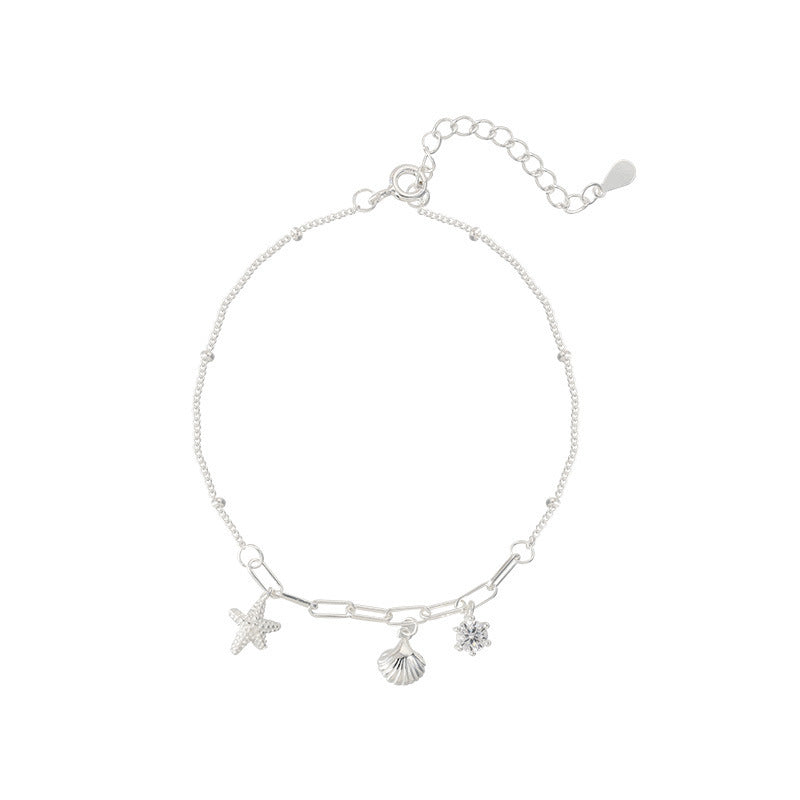 Shell Starfish Bracelet Women's