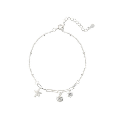 Shell Starfish Bracelet Women's