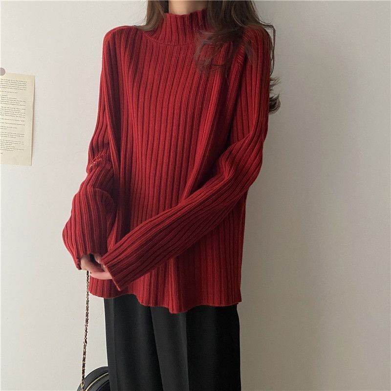 Thick Inner Sweater Top For Women's