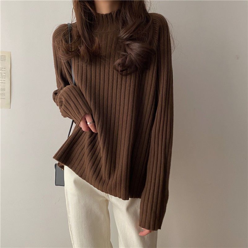 Thick Inner Sweater Top For Women's