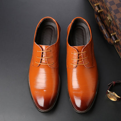 Formal Men's Lace Leather Shoes