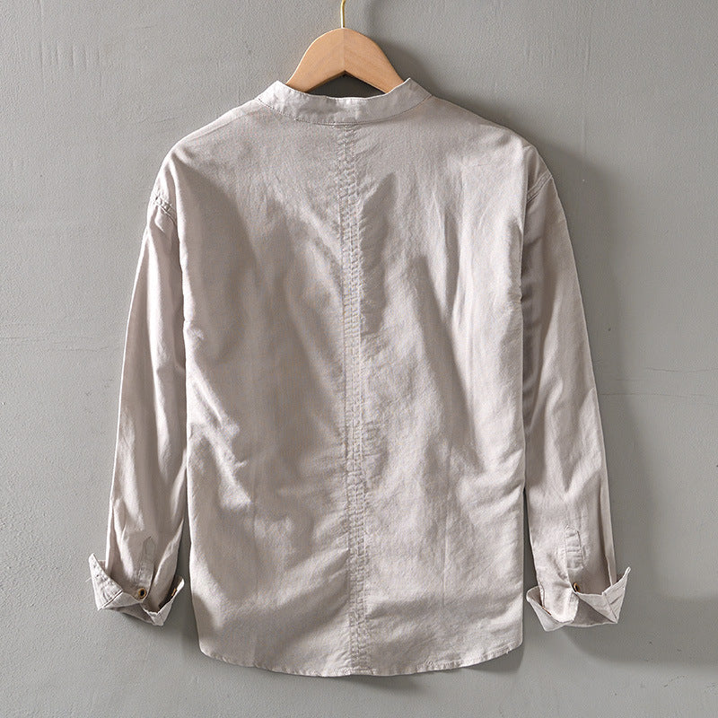 Men's Casual Collar Linen Shirt