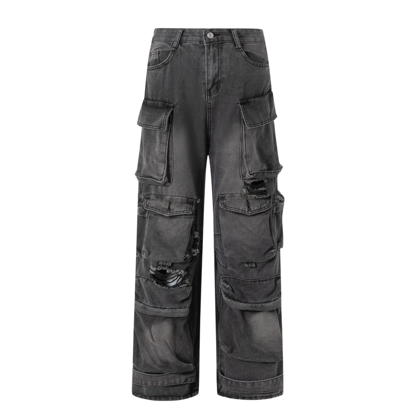 Women's Cargo Denim Trousers