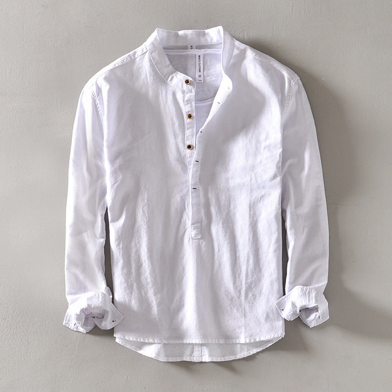 Men's Casual Collar Linen Shirt